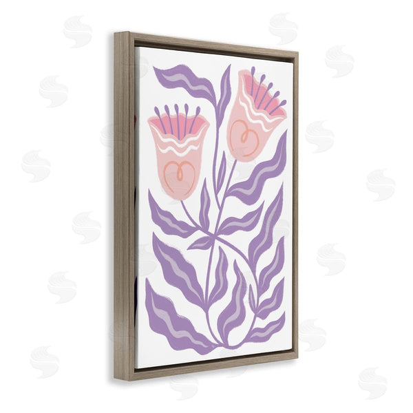Stupell Industries Martina Pavlova | Wavy Purple Blooms Wall Art