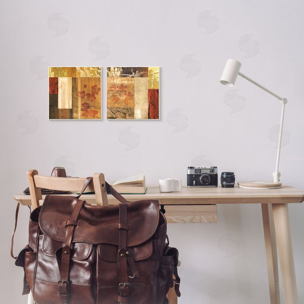 Stupell Industries Martine Reynaud | Abstract Tapestry Style Patterns Collage Wall Art