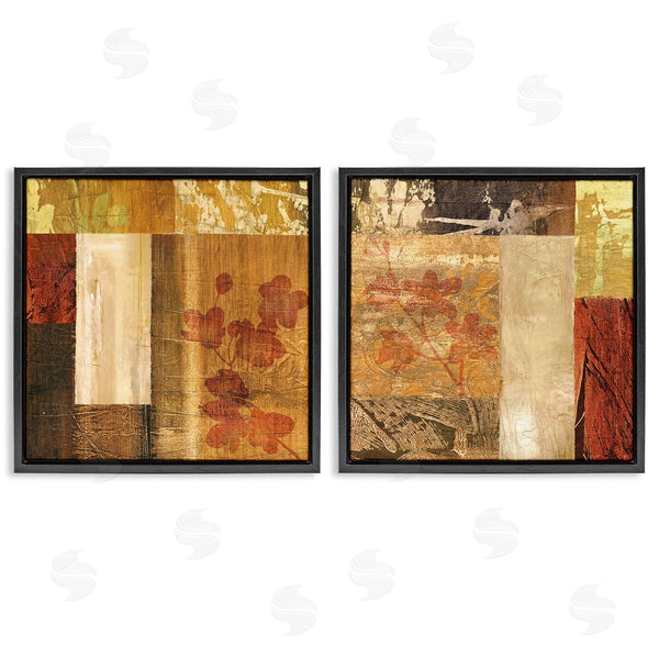 Stupell Industries Martine Reynaud | Abstract Tapestry Style Patterns Collage Wall Art