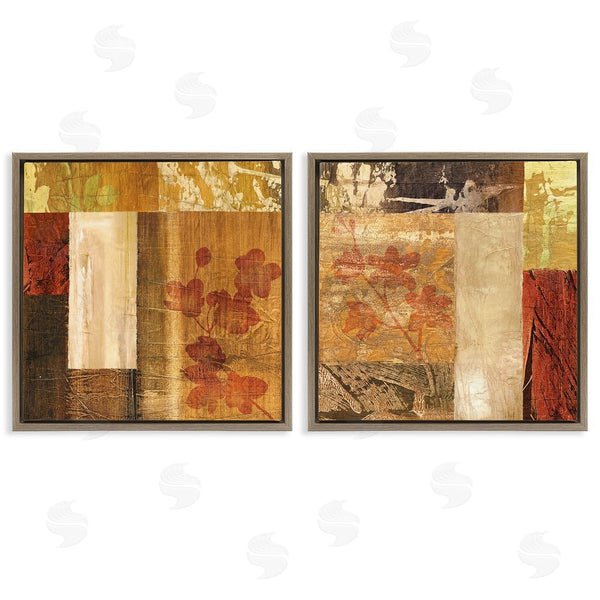 Stupell Industries Martine Reynaud | Abstract Tapestry Style Patterns Collage Wall Art