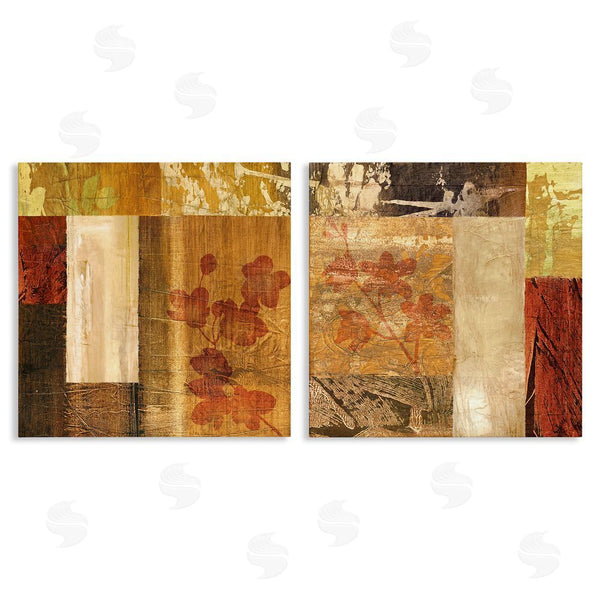 stupell industries Martine Reynaud | Abstract Tapestry Style Patterns Collage Wall Art