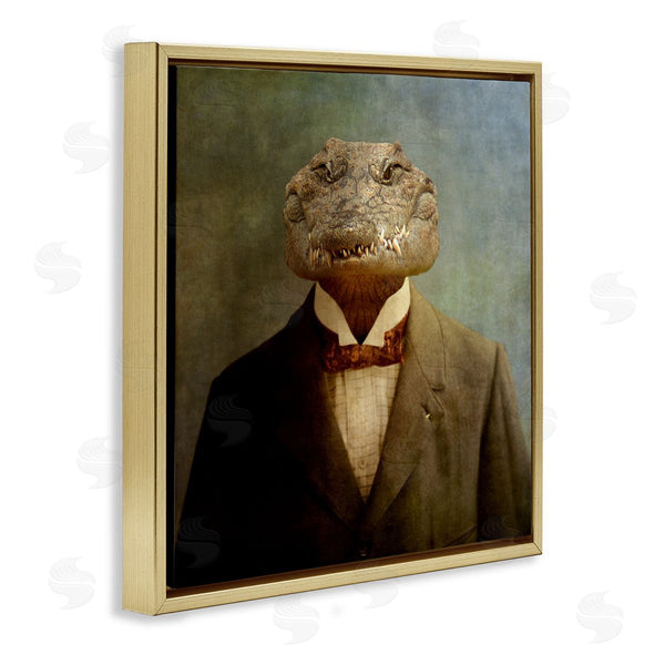 Stupell Industries Martine Roch | Alligator In Business Suit