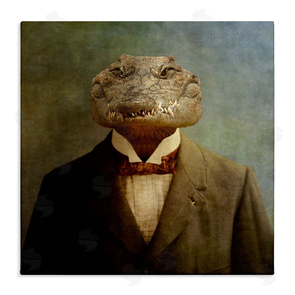 stupell industries Martine Roch | Alligator in Business Suit
