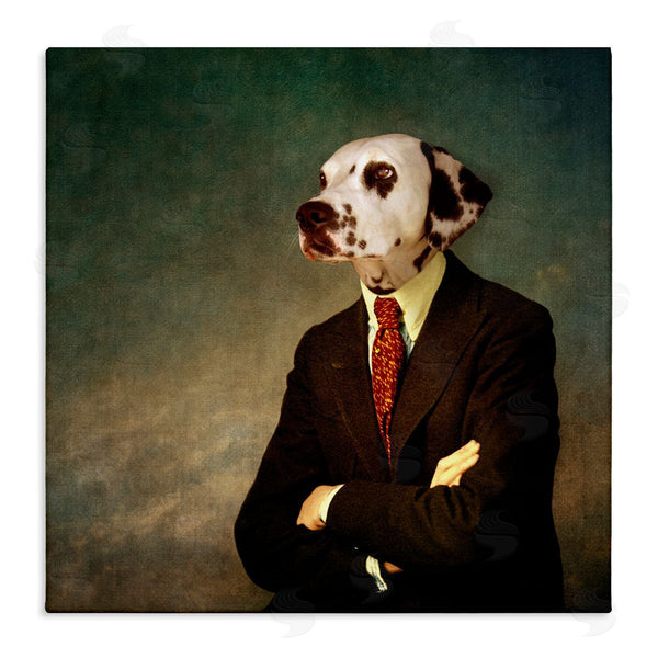 stupell industries Martine Roch | Dalmatian In Men's Suit Wall Art