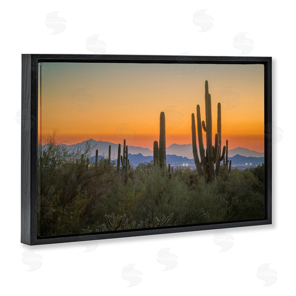Stupell Industries Marty Hulsebos | Looming Cacti Sunset Wall Art