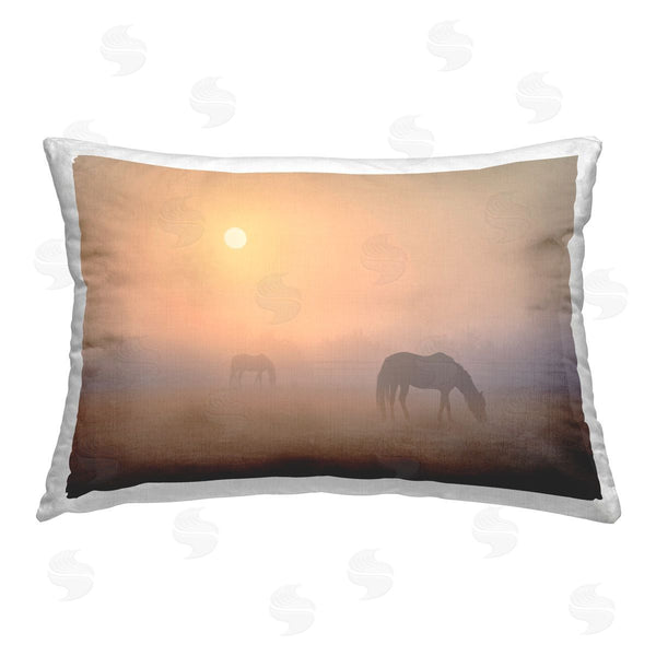 stupell industries Marty Hulsebos | Misty Sunlit Horses