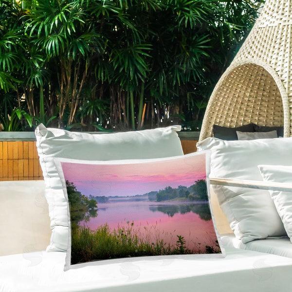 Stupell Industries Marty Hulsebos | Pink Dawn Sunrise Lake