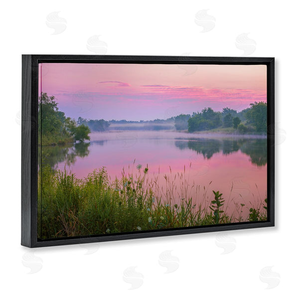 Stupell Industries Marty Hulsebos | Pink Dawn Sunrise Lake Wall Art