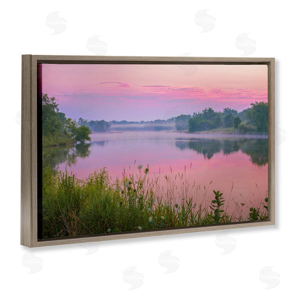Stupell Industries Marty Hulsebos | Pink Dawn Sunrise Lake Wall Art