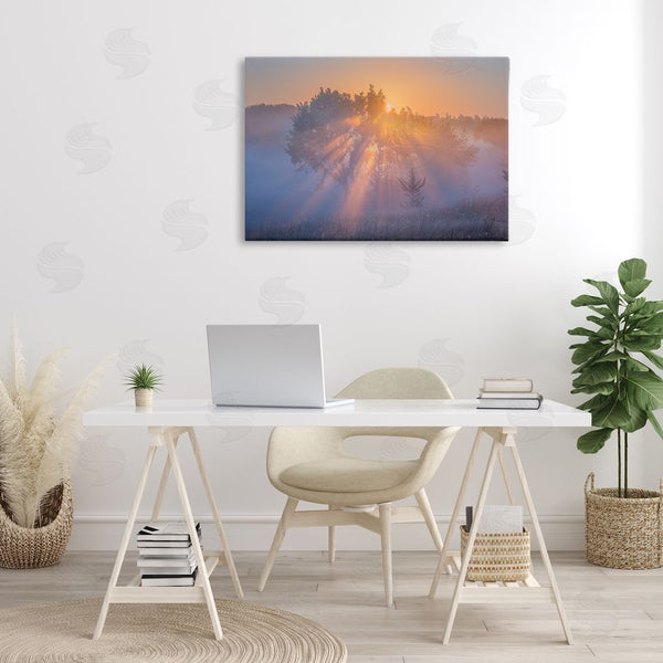 Stupell Industries Marty Hulsebos | Sun Rays Peeking Landscape Wall Art