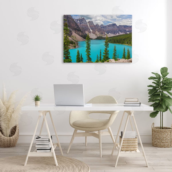 Stupell Industries Marty Hulsebos | Vivid Blue Valley Pond Wall Art