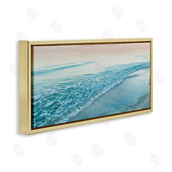 Stupell Industries Mary Lou Johnson | Luminous Sunset Over Beach Wall Art