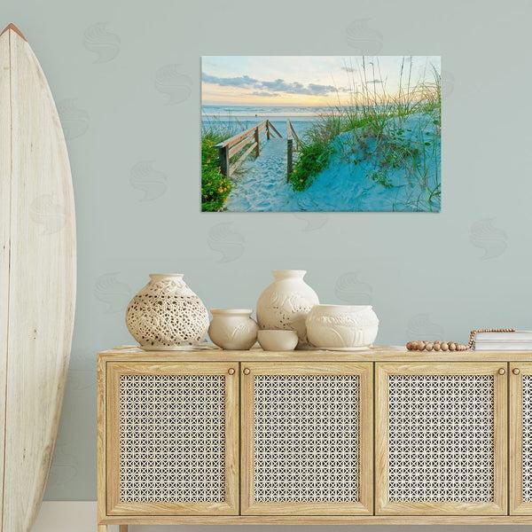 Stupell Industries Mary Lou Johnson | Sandy Coast Footprints Wall Art