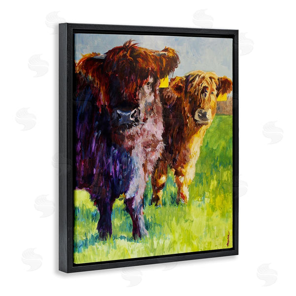 Stupell Industries Mary Moores | Traditional Cattles Painting Wall Art