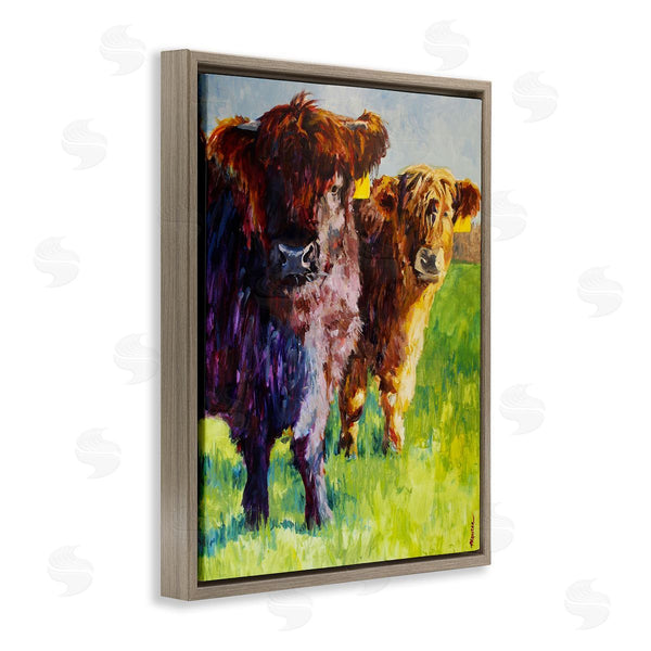Stupell Industries Mary Moores | Traditional Cattles Painting Wall Art