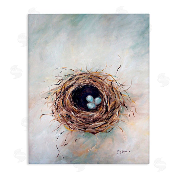 stupell industries Mary Sparrow | Bird Nest Triplets Wall Art