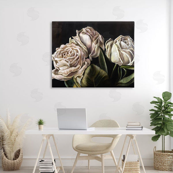 Stupell Industries Mary Sparrow | Fading Beauty White Roses Wall Art