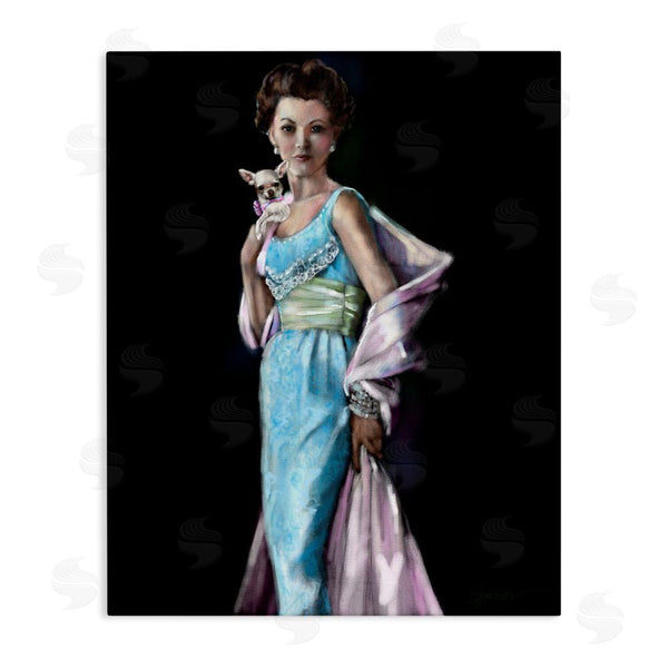 stupell industries Mary Sparrow | Friday Night Woman & Chihuahua Wall Art