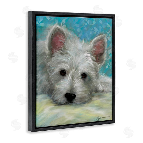 Stupell Industries Mary Sparrow | Lazy Day White Terrier Wall Art