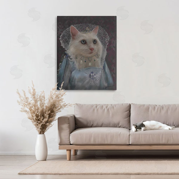 Stupell Industries Mary Sparrow | Long Live Queen Cat Wall Art