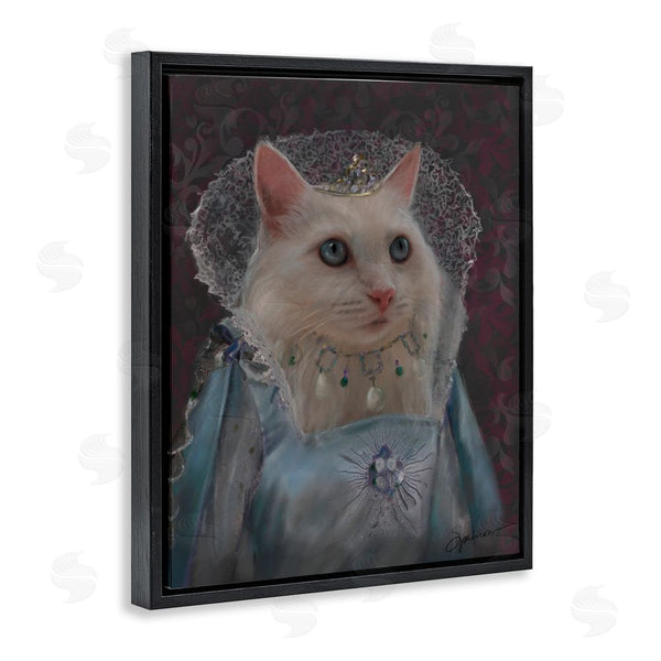 Stupell Industries Mary Sparrow | Long Live Queen Cat Wall Art