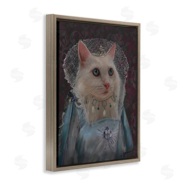 Stupell Industries Mary Sparrow | Long Live Queen Cat Wall Art