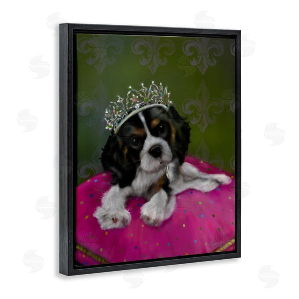 Stupell Industries Mary Sparrow | Princess Pippa Crowned Puppy Wall Art