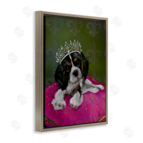 Stupell Industries Mary Sparrow | Princess Pippa Crowned Puppy Wall Art