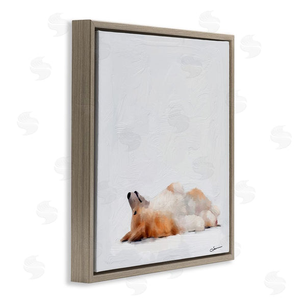 Stupell Industries Mary Sparrow | Resting Daydreamer Corgi Wall Art