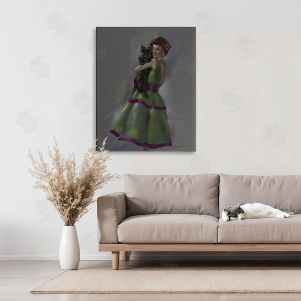 Stupell Industries Mary Sparrow | Scottie Love Woman & Dog Wall Art