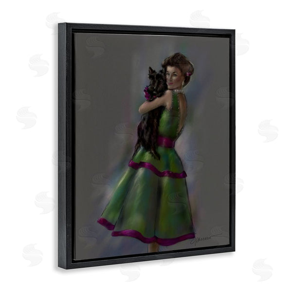 Stupell Industries Mary Sparrow | Scottie Love Woman & Dog Wall Art