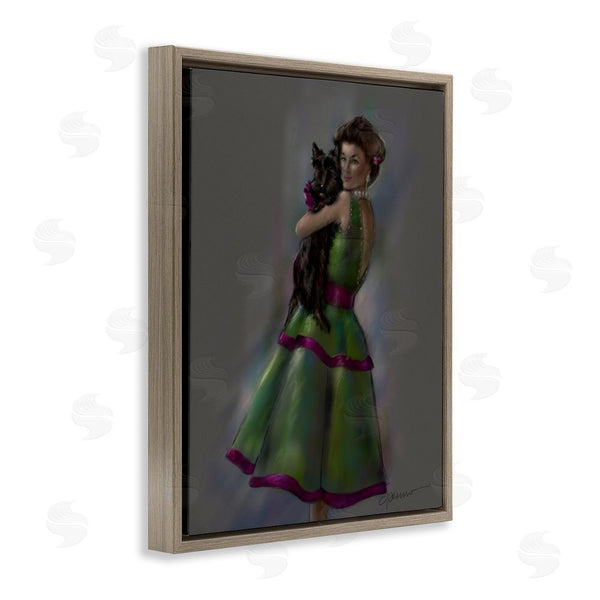 Stupell Industries Mary Sparrow | Scottie Love Woman & Dog Wall Art