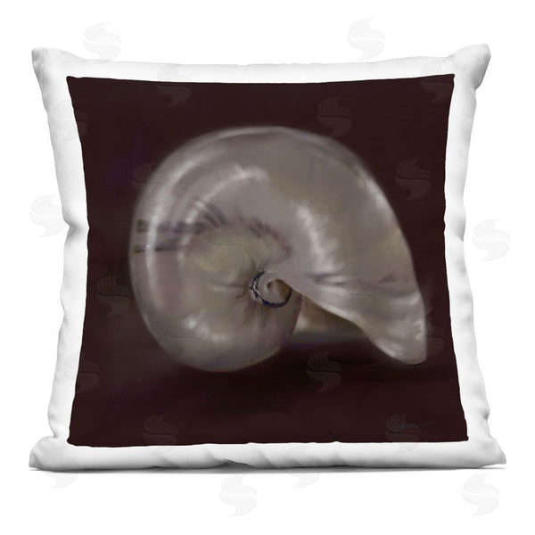 stupell industries Mary Sparrow | Seashell Treasure of Sea Printed Throw Pillow