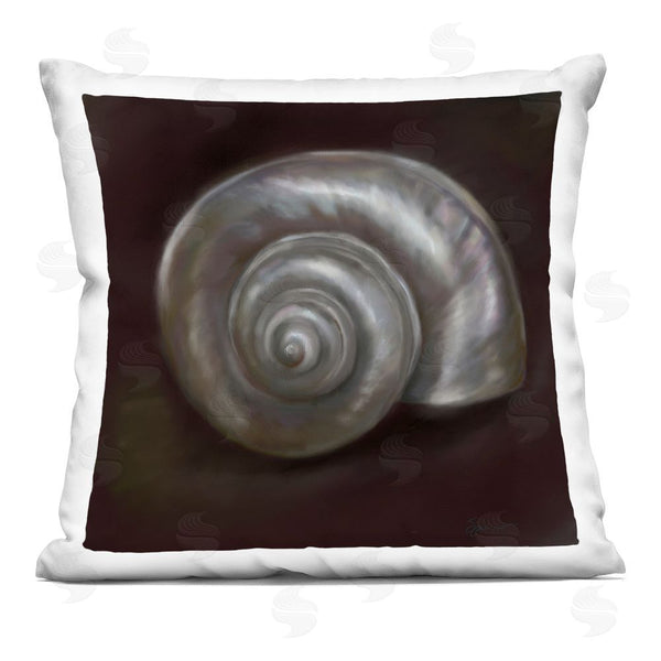 stupell industries Mary Sparrow | Spiral Treasure Of Sea Printed Throw Pillow