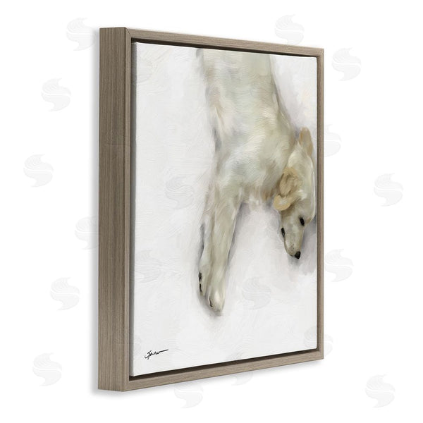 Stupell Industries Mary Sparrow | Sweet Cream Sleeping Puppy Wall Art