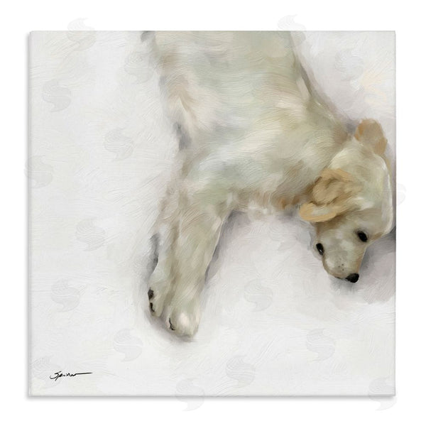stupell industries Mary Sparrow | Sweet Cream Sleeping Puppy Wall Art