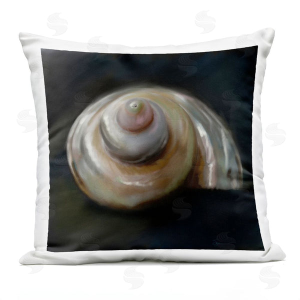 Stupell Industries Mary Sparrow | Swirled Seashell Sea Treasure Printed Throw Pillow
