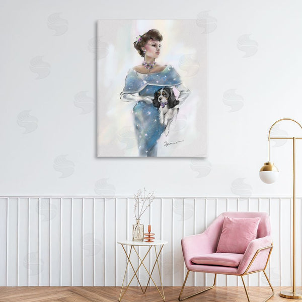 Stupell Industries Mary Sparrow | Vintage Lady & Dog Wall Art