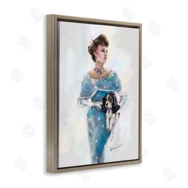 Stupell Industries Mary Sparrow | Vintage Lady & Dog Wall Art