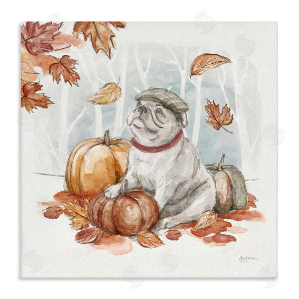 stupell industries Mary Urban | Autumnal Bulldog Scene