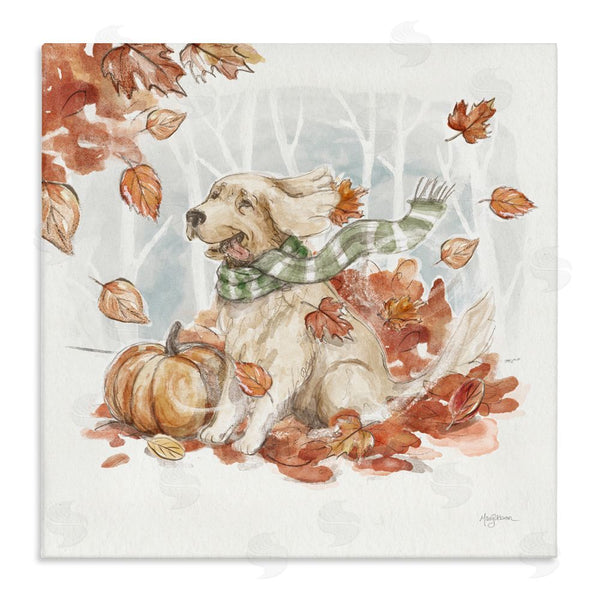 stupell industries Mary Urban | Happy Autumn Labrador