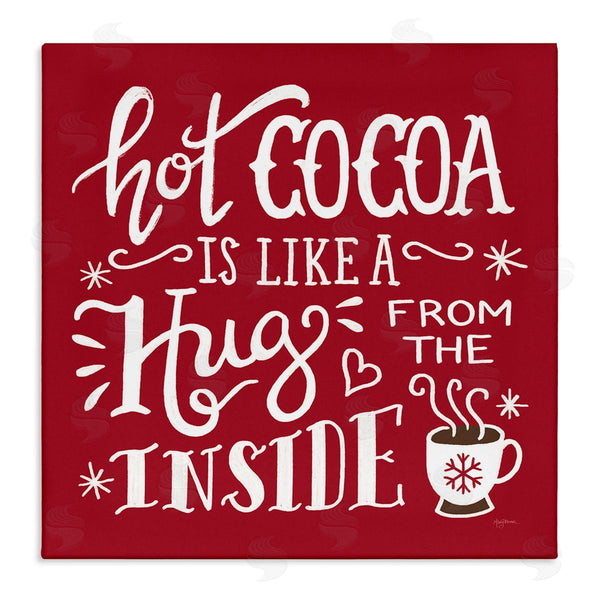 stupell industries Mary Urban | Hot Cocoa Hugs Phrase Chocolate Winter Beverage Wall Art
