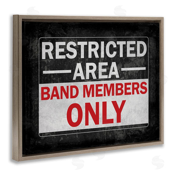 Stupell Industries Masey St. Studios | Band Members Only Wall Art