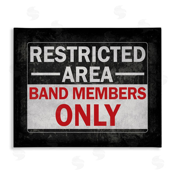 stupell industries Masey St. Studios | Band Members Only Wall Art