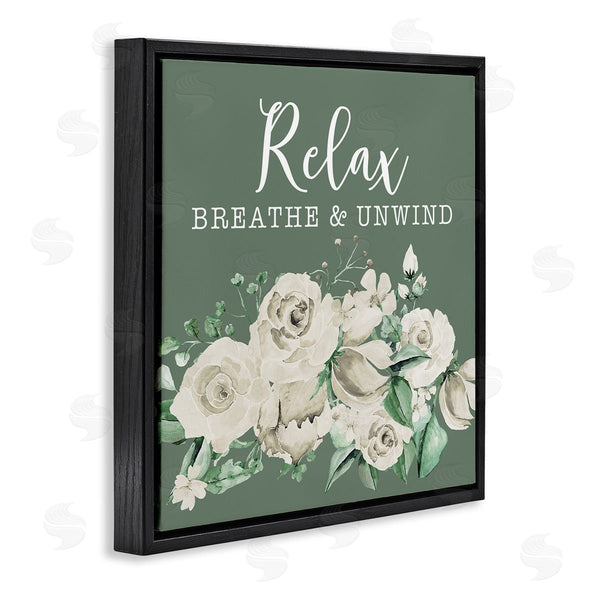 Stupell Industries Masey St. Studios | Breathe & Unwind With Florals