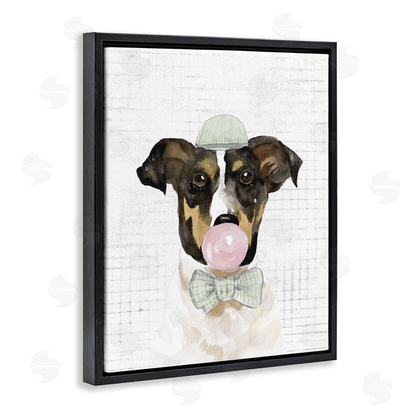 Stupell Industries Masey St. Studios | Dog With Bowtie Patterned Wall Art