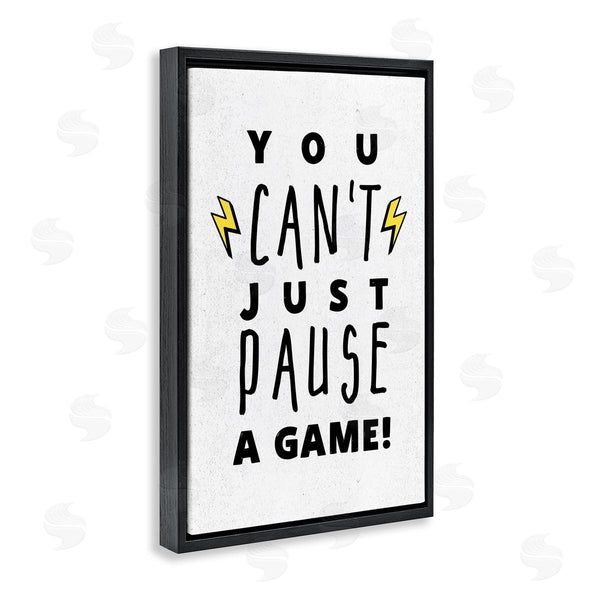Stupell Industries Masey St. Studios | Just Can't Pause Game
