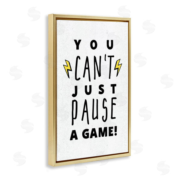 Stupell Industries Masey St. Studios | Just Can't Pause Game
