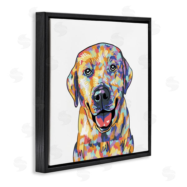 Stupell Industries Masey St. Studios | Labrador Portrait Modern Hues Wall Art