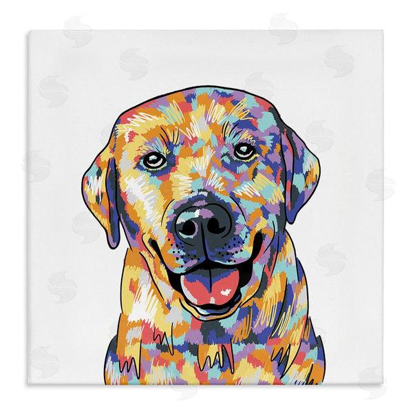 stupell industries Masey St. Studios | Labrador Portrait Modern Hues Wall Art